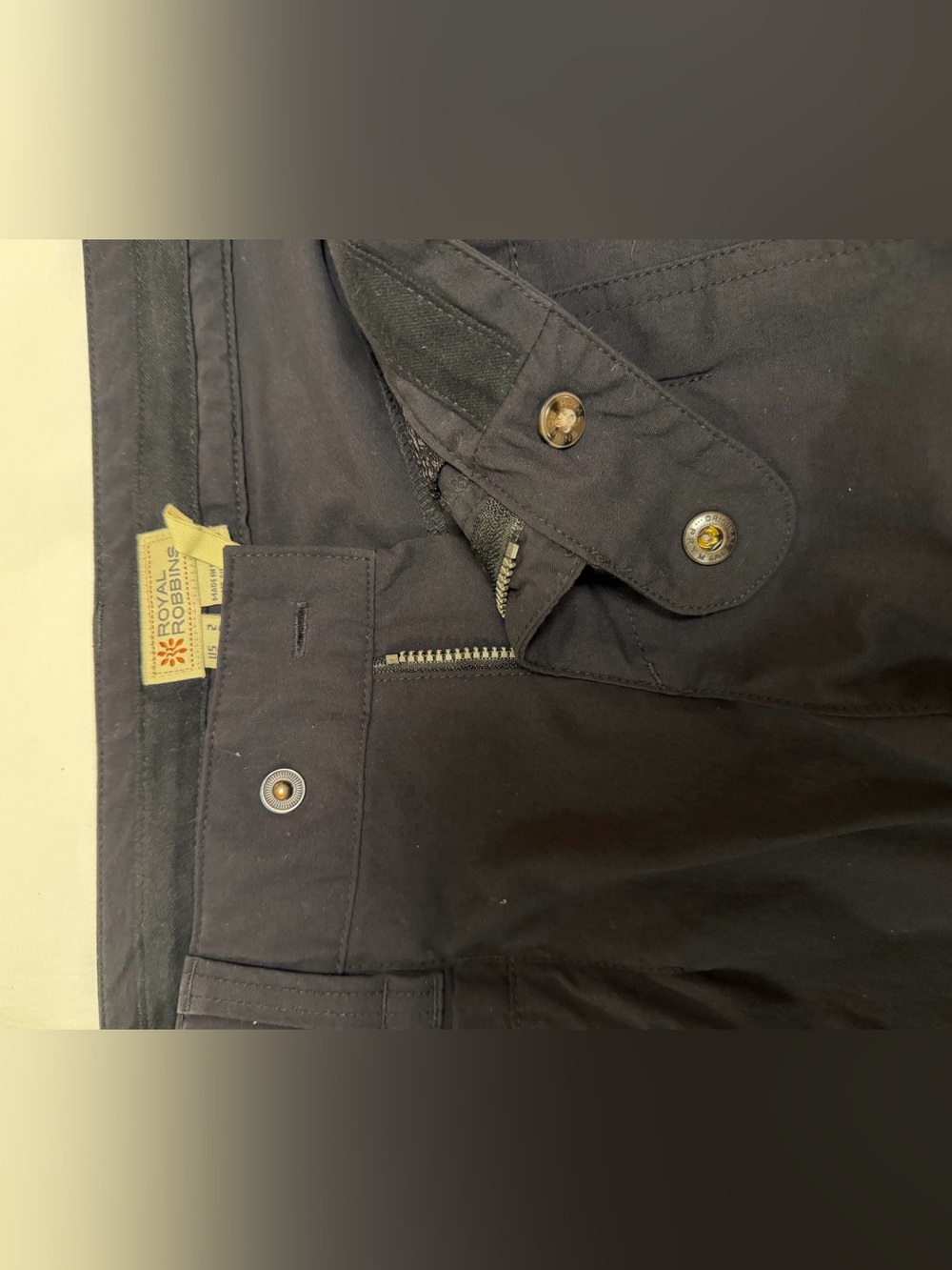 Royal Robbins Black Skinny High-Rise Stretch Pants - Picture 4 of 4